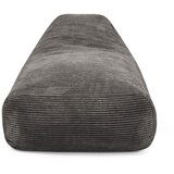 SLOWDOWN Svetlo siva vreča za sedenje iz rebrastega žameta Snug 130 – | Shoptok.si
