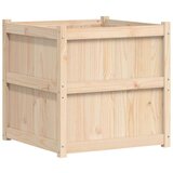  Vrtno cvetlično korito 70x70x70 cm trdna borovina | Shoptok.si