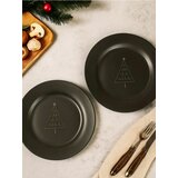Sinsay Keramički tanjuri s božićnim motivom set od 2 | shoptok.hr