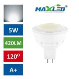 MAX-LED led žarnica - sijalka MR16 5W (40W) nevtralno bela 4500K max-led | Shoptok.si