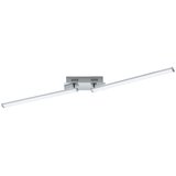 Eglo lasana 2 zidna/plafonjera/1, led,2x9w, alu/hrom bela | Eponuda.com