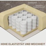  Fotelja na razvlačenje s osloncem za noge moderna ležaljka okretna do 150 kg čelični okvir 88x96x108 cm svijetlosmeđa | shoptok.hr