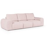 Rodier Svetlo rožnata sedežna garnitura iz tkanine bouclé 287 cm Mirel – | Shoptok.si