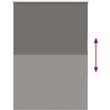 vidaXL Rolo zatemnjena siv 100x175 cm tkanina širina 95,7cm poliester | Shoptok.si