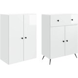  2 pcs Bijela visokog sjaja | Eponuda.com