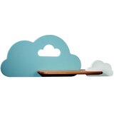  LED Dečije zidno svetlo sa policom CLOUD LED/5W/230V plavo/belo | Eponuda.com