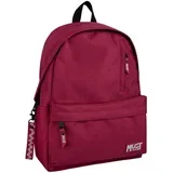 must team monochrome bordo školska torba, ruksak 32x17x42 cm