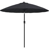 Vanjski suncobran s aluminijskim stupom 270 cm crni | shoptok.hr