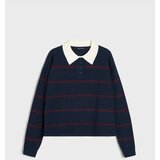 Sinsay Prugasti polo džemper od viskoze | shoptok.hr