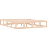  Okvir za krevet 200 x 200 cm od masivne borovine | shoptok.hr