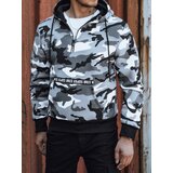 DStreet Bluza męska moro z kapturem biała | Shoptok.si