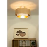 plafonski luster sarta 1xE27/60W/230V, prečnika 45 cm, bela/juta | Eponuda.com