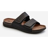 Kesi Comfortable men's slippers with Velcro fastener Inblu Black | Shoptok.si