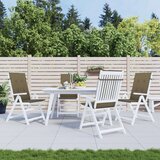  Jastuci za stolice 4 kom prošarano smeđesivi 120x50x4cm tkanina | shoptok.hr