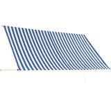 Tenda na uvlačenje 300 x 150 cm plavo-bijela | shoptok.hr
