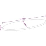 Stolna Mizna plošča 80x40x3,8 cm ovalna trden mangov les, (21411825) | Shoptok.si