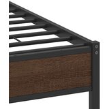  Posteljni okvir brez vzmetnice hrast 120x190 cm inženirski les, (21829244) | Shoptok.si