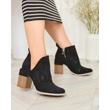 Resti Openwork post boots in black Revivela | ePonuda.com