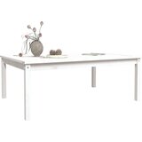 vidaXL Vrtni stol bijeli 121x82 5x45 cm od masivne borovine | shoptok.hr
