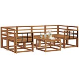  Set vanjskih sofa 7 kom. Prirodna Čvrsto drvo akacije | shoptok.hr