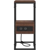  Noćni ormar Smeđi hrast 41,5 x 26 x 60,5 cm Konstruirano drvo | shoptok.hr