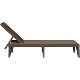  Ležaljka za sunčanje smeđa 186 x 60 x 29 cm PP | shoptok.hr