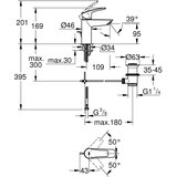 Grohe EUROSMART ZA UMIVAONIK S-SIZE MATT BLACK 332652433