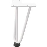 vidaXL Ukosnice noge za stol 4 kom bijele 20 cm čvrstog čelik | shoptok.hr