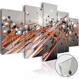  Slika na akrilnom staklu - Orange Stream 100x50 | shoptok.hr