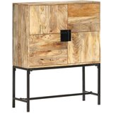 vidaXL Visoka komoda od masivnog drva manga 80 x 30 x 100 cm Cijene