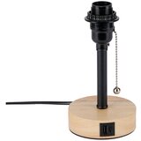  Brilagi - Stona lampa sa USB portom TABLON 1xE27/25W/230V hrast/crna | Eponuda.com