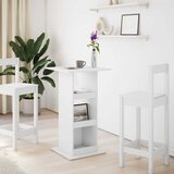  Barski stol s prostorom bijeli 60x60x102 cm drveni | shoptok.hr