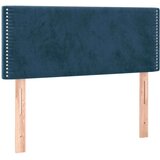 Box spring krevet s madracem tamnoplavi 100x200 cm baršunasti | shoptok.hr