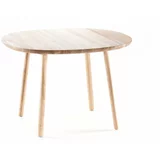 EMKO Jedilna miza iz masivnega lesa Naïve, ⌀ 110 cm