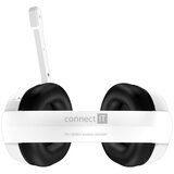 Connect IT CHP-3595-WH - LED RGB gejmerske žične slušalice sa mikrofonom bele/crne | Eponuda.com