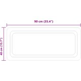  LED kupaonsko ogledalo s ogledalom *Transparent*an 90 x 40 cm | shoptok.hr