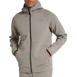 Muški duks HMLTECH Fleece Regular Zip Hoodie, Sivi