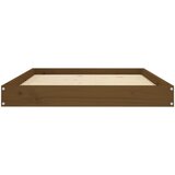  Dnevni ležaj smeđa boja meda 101,5x74x9 cm od masivne borovine | shoptok.hr