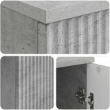  Stol Betonska siva 142,5 x 50 x 75 cm Konstruirano drvo | shoptok.hr