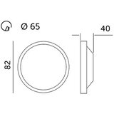  led ugradna svetiljka halo LED/5W/230V 3000K | Eponuda.com