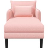  Preveliki šezlong Ružičasta Bouclé | shoptok.hr