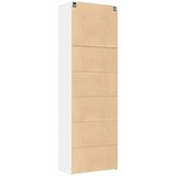  Visoka komoda bijela 80 x 42,5 x 249 cm od konstruiranog drva | shoptok.hr