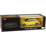  Licencirani auto na daljinsko upravljanje Porsche Macan Turbo 1:24 Rastar - žuti | shoptok.hr