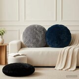  Presvlaka za jastuk 6 kom. HEERLEN Tamnosiva Ø 60 cm - Tamnosiva Ø 60 cm 6 | shoptok.hr