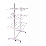 Kondela Stojalo za sušenje oblačil, bela, DENAL | Shoptok.si