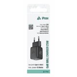 Swissten iPEAX punjač za AC220 GaN 25W (USB-C + USB-A) CRNI | shoptok.hr