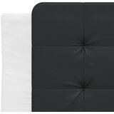  Okvir kreveta bez madraca Zadar bijeli-crni 90 x 190 cm od umjetne kože | shoptok.hr