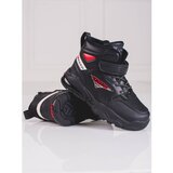 SHELOVET Lace-up boy boots insulated black Cijene