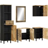 vidaXL Kopalniška garnitura 5-delna trden mangov les, (21669908) | Shoptok.si