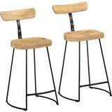  Barski stolci 2 kom 49x43x88 cm masivnog drva manga | shoptok.hr